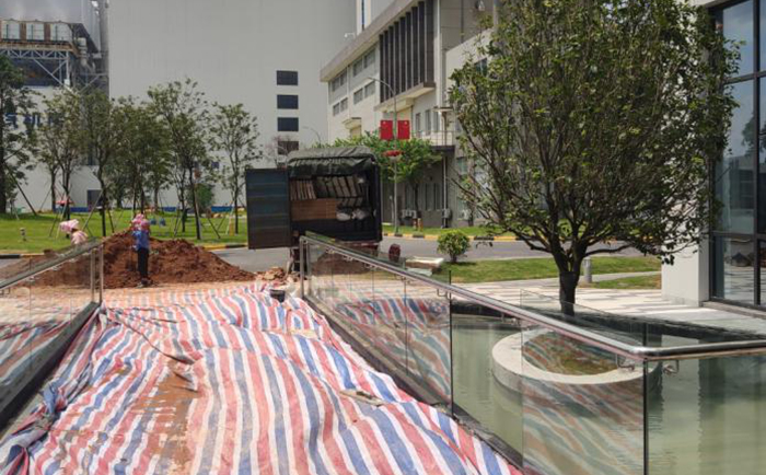 智能檔案庫房建設現場圖 智能檔案庫房建設現場圖